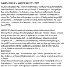 Load image into Gallery viewer, Phyto-5 Luminous Eye Cream: Brightening Eye Cream with Blur Corrnflower, Green Coffee, Hyaluronic Acid and light reflecting mica blend.