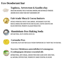 Load image into Gallery viewer, Eco Deo: Aluminum and talc free deodorant bar
