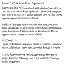 Load image into Gallery viewer, Peppermint Perfume Poem: Aromatherapy roll-on for headaches.