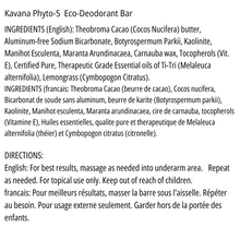 Load image into Gallery viewer, Eco Deo: Aluminum and talc free deodorant bar