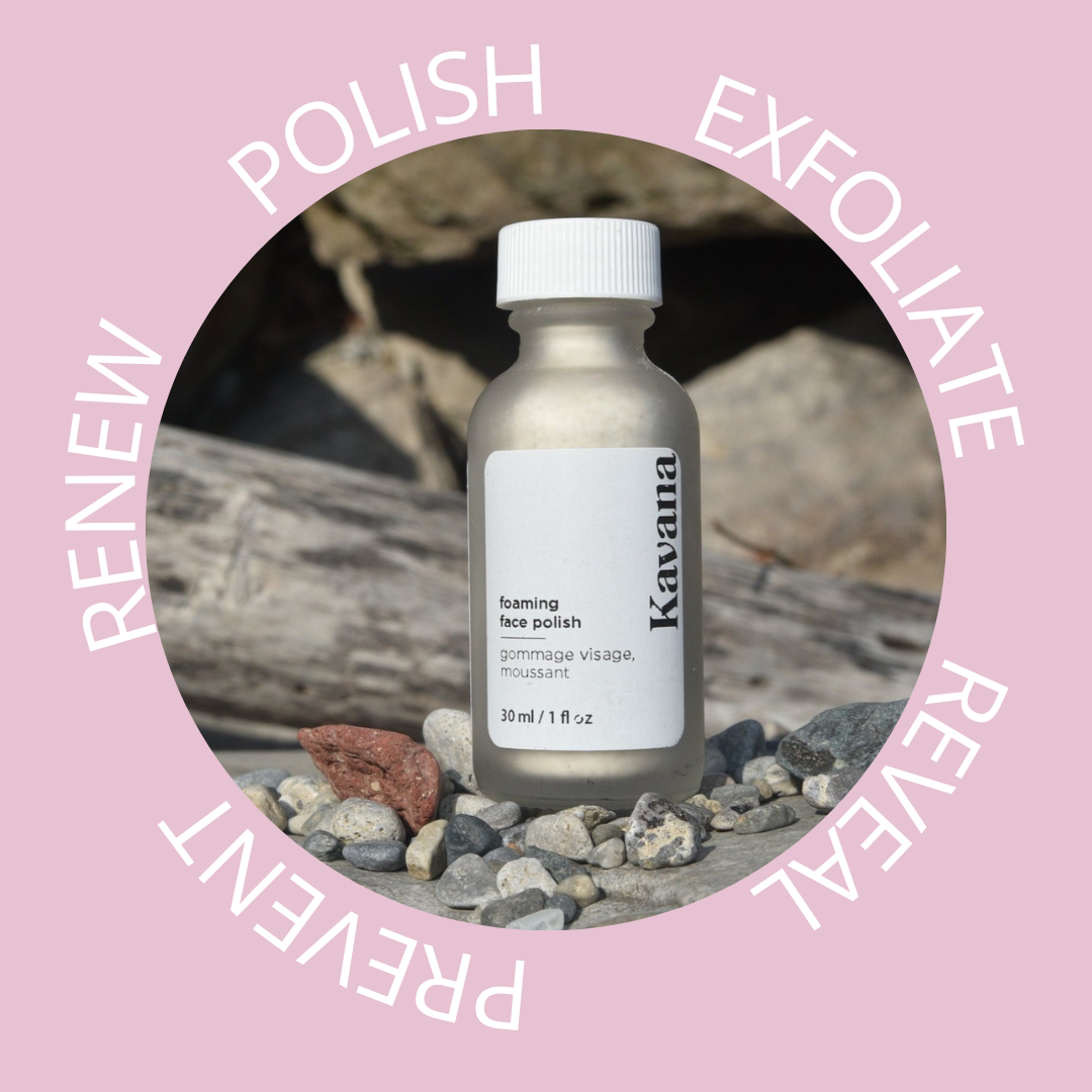 Foaming Face Polish - Face exfoliator/ exfoliating scrub