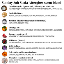 Load image into Gallery viewer, Sunday Salt Soak- Afterglow bath salts blend