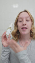 Load and play video in Gallery viewer, Woman applies Kavana's liquid moisturizing, non-toxic, flower powered, hormone safe Reviving Rose Glow mist before applying her moisturizing face cream, Kavana's Phyto-5 Face Cream.
