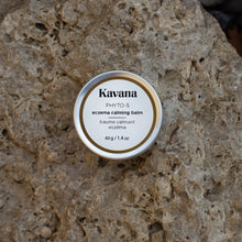 Load image into Gallery viewer, KAVANA's Phyto-5 Eczema balm helps you get relief from your eczema symptoms. Powered by KAVANA's signature blend of Phyto-5, five healing plants including Rosehip seed oil, Calendula, Plantain, Echinacea, Comfrey to heal and protect skin, it also has marshmallow root, non-nano zinc oxide, Neem oil, Sea bBuckthorn seed oil and Yarrow to calm inflamed skin.