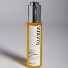 Load image into Gallery viewer, KAVANA's Phyto-5 Nourishing Niaouli Face Nectar, hydrates, while balancing and purifying sensitive, acne prone skin. Formulated with a blend of oil-balancing botanical oils to comfort acne prone skin, including Moringa, Borage, Apricot, Sesame, Sea Buckthorn and a signature blend of 9 purifying essential oils.