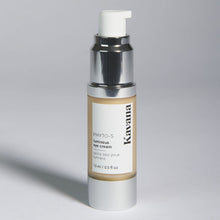 Load image into Gallery viewer, Powered by Kavana's Phyto-5 complexe of calendaula, comfrey, echinacea, plantain and rosehip seed oil macerated in Sunflower oil, along with green coffee extract and Hyaluronic acid, this eye cream helps keep skin supple, and not puffy. The slight mica, lends a shimmering luminosity to the eye area.