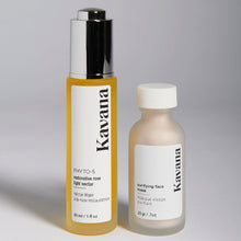 Load image into Gallery viewer, Ultra-lightweight, KAVANA Restorative Rose Nectar is excellent for sensitive skin. A 'dry-touch', vegan blend of botanical face oils and essential oils, helps acne and rosacea sufferers, whose skin may be red, flakey & lacking hydration. This all-natural, non-toxic face nectar contains no retinoids or benzoyl peroxide