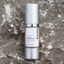 Load image into Gallery viewer, A pillowy cream cleanser, KAVANA's Phyto-5 Purifying Cream Cleanser, gently draws out impurities, excess oil and pollutants to help keep your complexion vibrant and healthy. Skin feels energized, refreshed and clean. PHYTO 5* Kavana's signature blend of healing plants and yucca, moringa oil and Australian rose clay deliver.