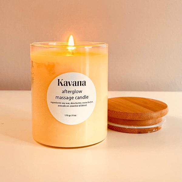Afterglow Massage Candle – Kavanaskincare