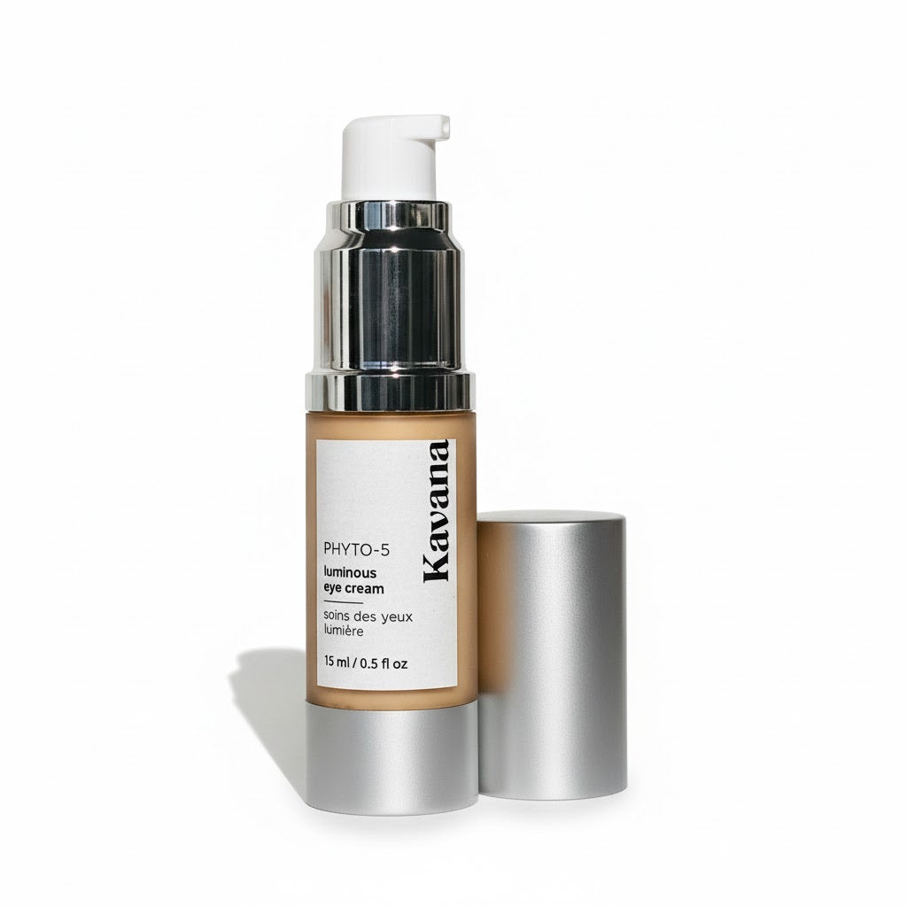 Phyto-5 Luminous Eye Cream: Brightening Eye Cream with Blur Corrnflower, Green Coffee, Hyaluronic Acid and light reflecting mica blend.