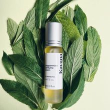Load image into Gallery viewer, Peppermint Perfume Poem: Headache Blend- 100% non-toxic, botanical fragrance roll-on with pure, therapeutic grade essential oils.
