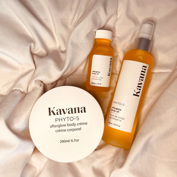 KANNAWAY キャナウェイ　ロールオン スキンオイル Afterglow Body: 3pc Bodycare essentials set - Kavanaskincare