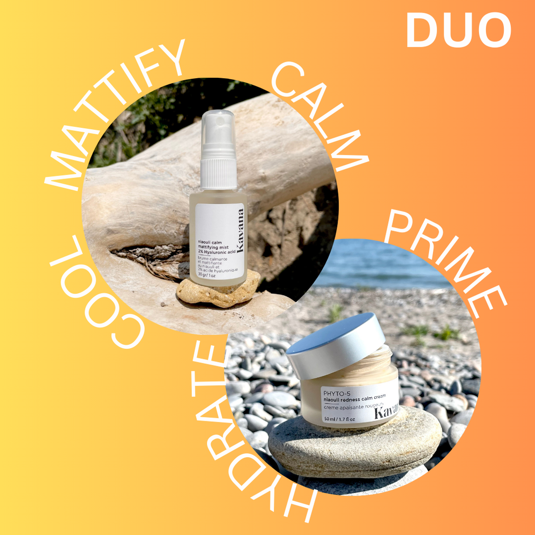 Niaouli DUO: Mini Niaouli Mist (1oz) and Niaouli Redness Calm Face Cream (1 oz)