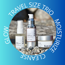Load image into Gallery viewer, Phyto-5 Skincare Essentials Travel TRIO- Travel size (1 fl. oz/30ml) Purifying Cleanser, Rose Glow Mist and Face Cream (moisturizer)
