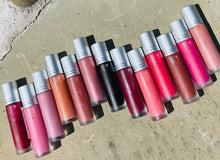 Load image into Gallery viewer, Tinted Lip Treatment Oils- Botanical, weightless colour and soft shine, for hydrated, sheer and shiny lips.
