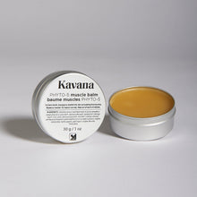 Load image into Gallery viewer, Whatever your sport, when you go hard, your muscles can feel fatigued, strained, overworked and achey. KAVANA&#39;s PHYTO-5 Muscle Balm is specially formulated to offer instant relief to your tired muscles, reduce bruising, encourage good blood circulation, provide elasticity and hydration to the skin, reducing inflammation and bruising, so you can focus on that hot shower and chill post-workout. Your seriously sore muscles, will thank you. 
