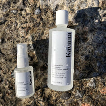 Load image into Gallery viewer, This non-toxic, non-drying hand sanitizing mist has a 75% concentration of alcohol and provides a non-sticky, non-gel, liquid, spray on mist option, one can use daily. Lime-lavender essential oils give a refreshing, clean scent, and no toxic chemicals in our products or mystery fragrance or preservative ingredients, ensure  a non-toxic &#39;clean&#39; formula.
