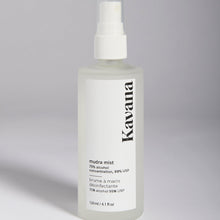 Load image into Gallery viewer, This non-toxic, non-drying hand sanitizing mist has a 75% concentration of alcohol and provides a non-sticky, non-gel, liquid, spray on mist option, one can use daily. Lime-lavender essential oils give a refreshing, clean scent, and no toxic chemicals in our products or mystery fragrance or preservative ingredients, ensure  a non-toxic &#39;clean&#39; formula.
